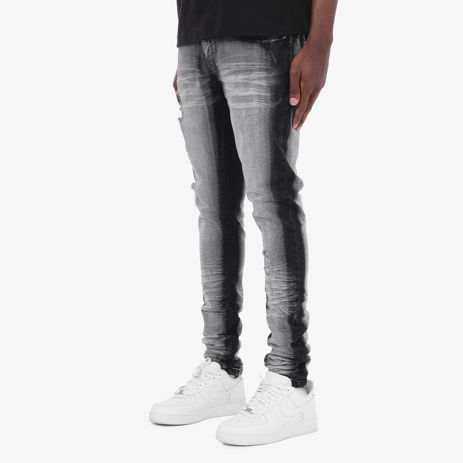 BLACK SAND WASHED JEANS