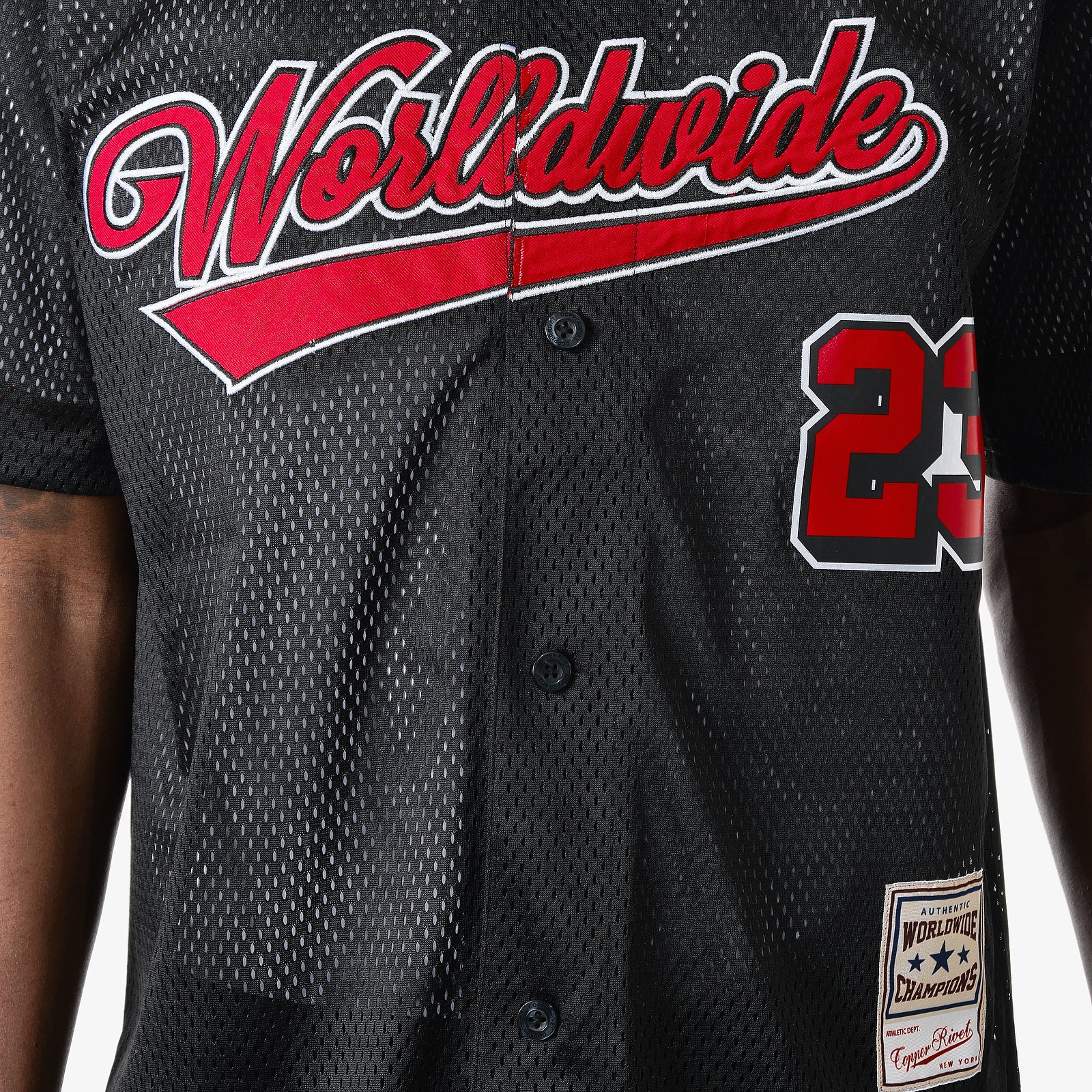 BLACK BASEBALL TEE