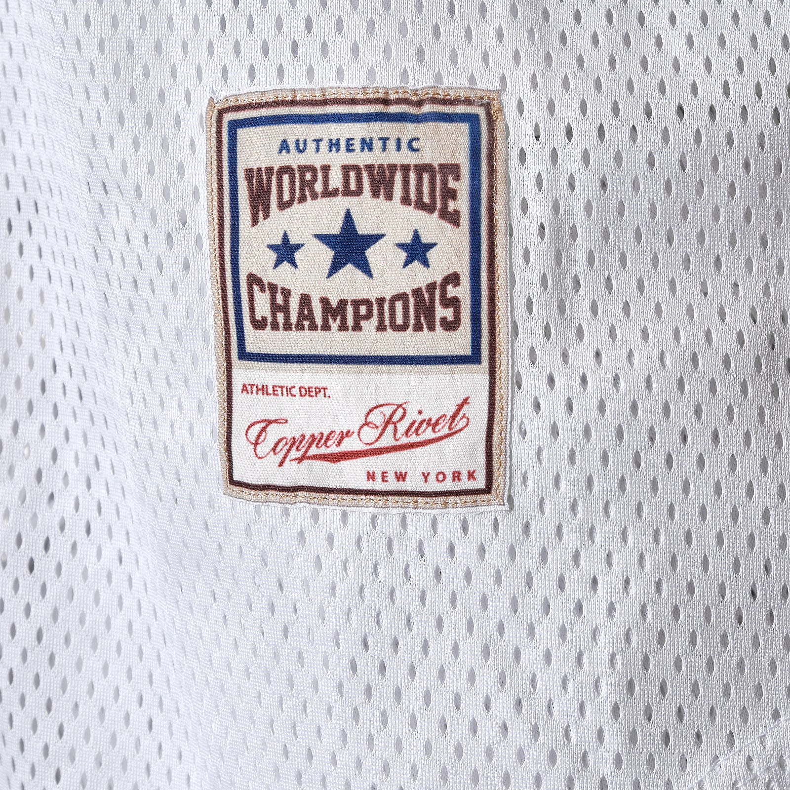 WHITE BASEBALL TEE