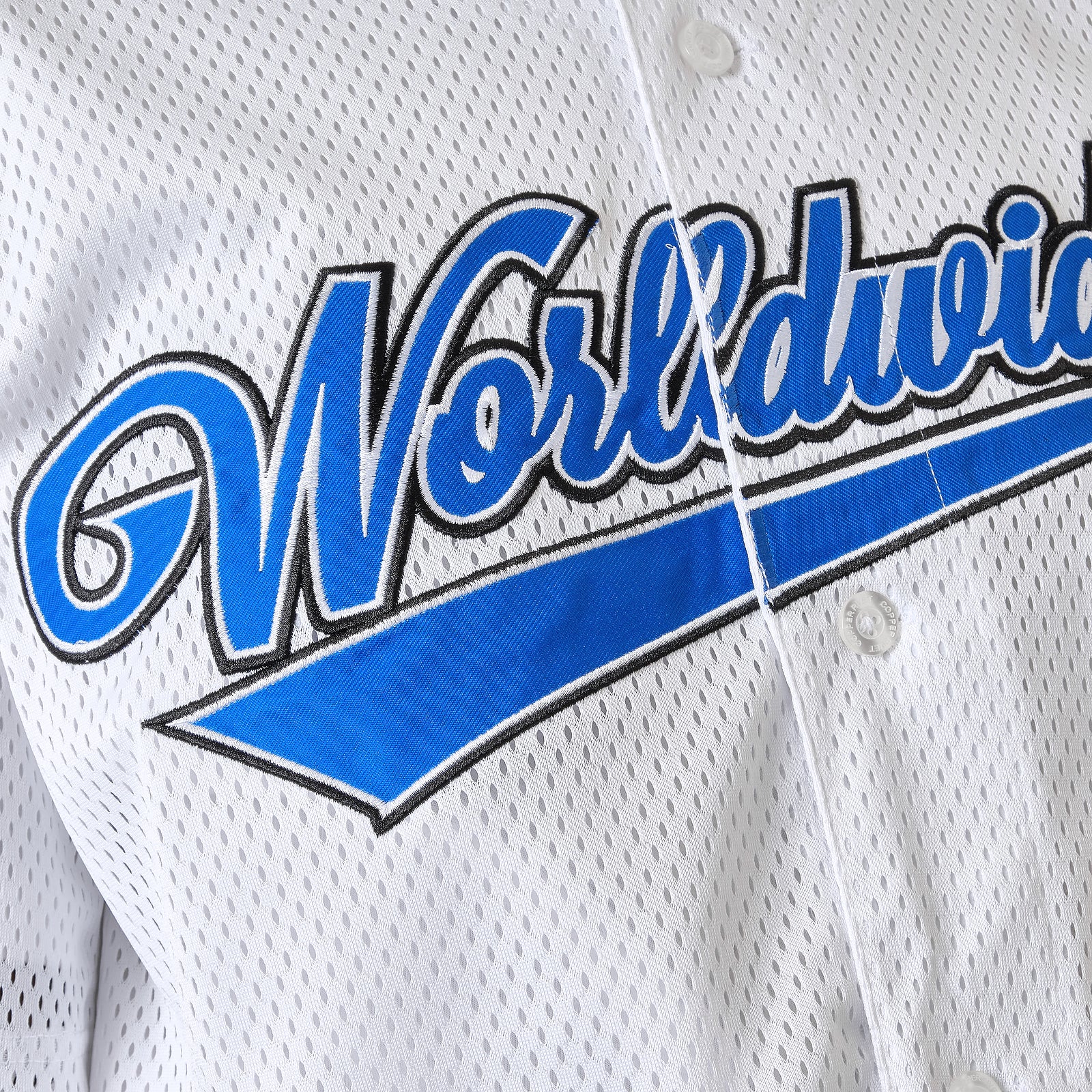 WHITE BASEBALL TEE