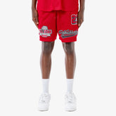 RED MESH SHORTS