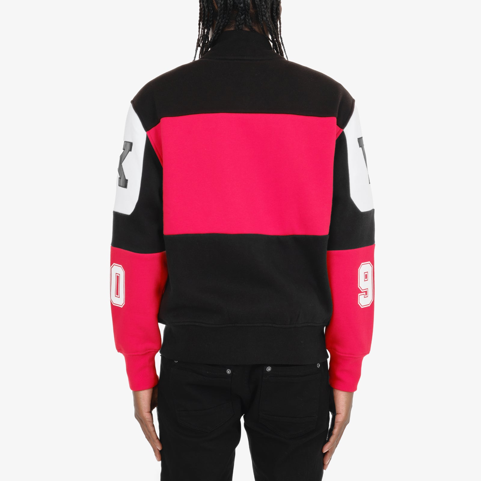 BLACK / RED "FAST" FLEECE