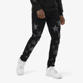 BLACK JEANS W/ STARS