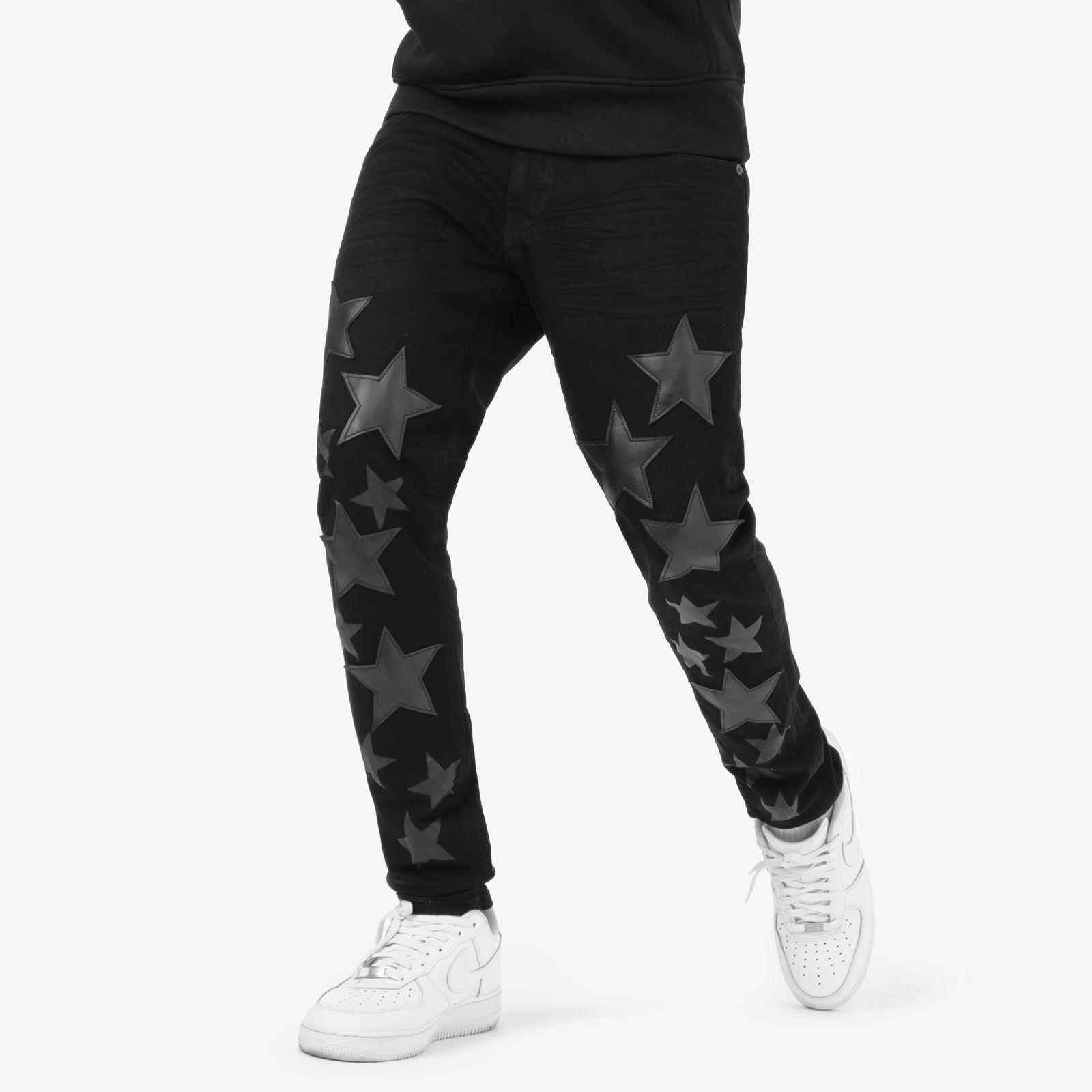 BLACK JEANS W/ STARS