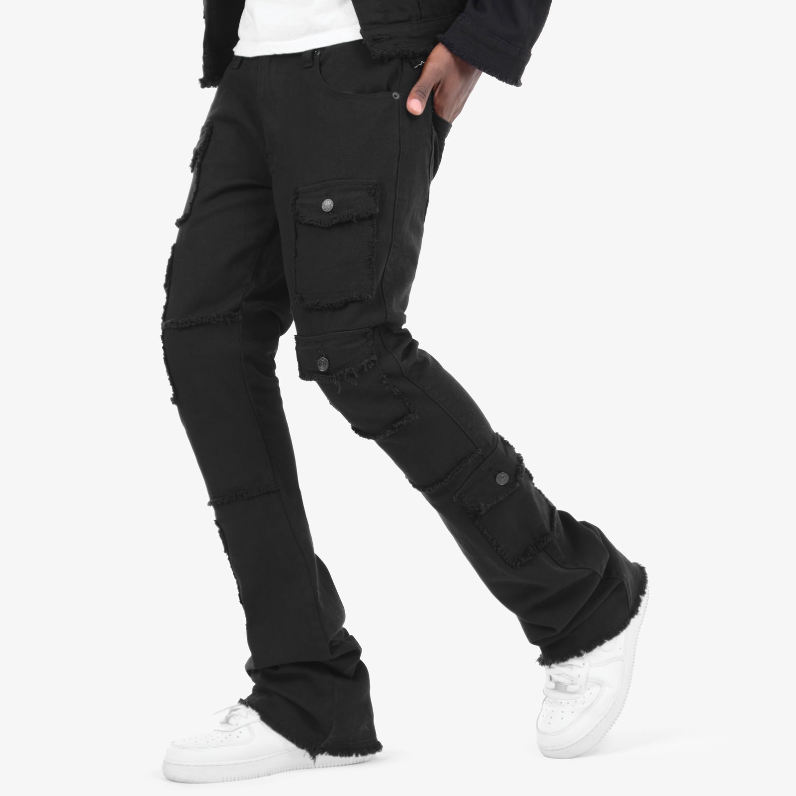 JET BLACK STACKED CARGOS