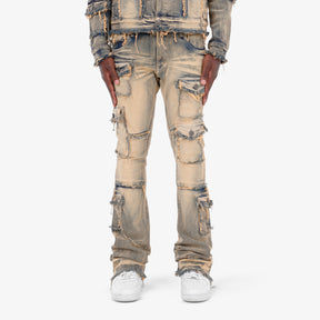 VINTAGE WASHED STACKED CARGOS