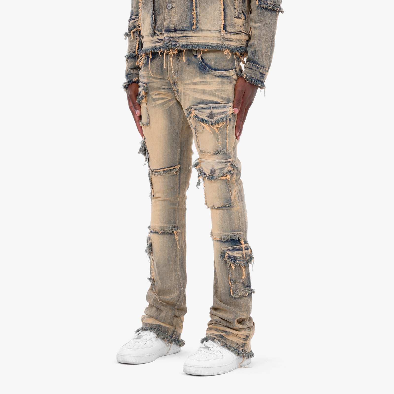 VINTAGE WASHED STACKED CARGOS