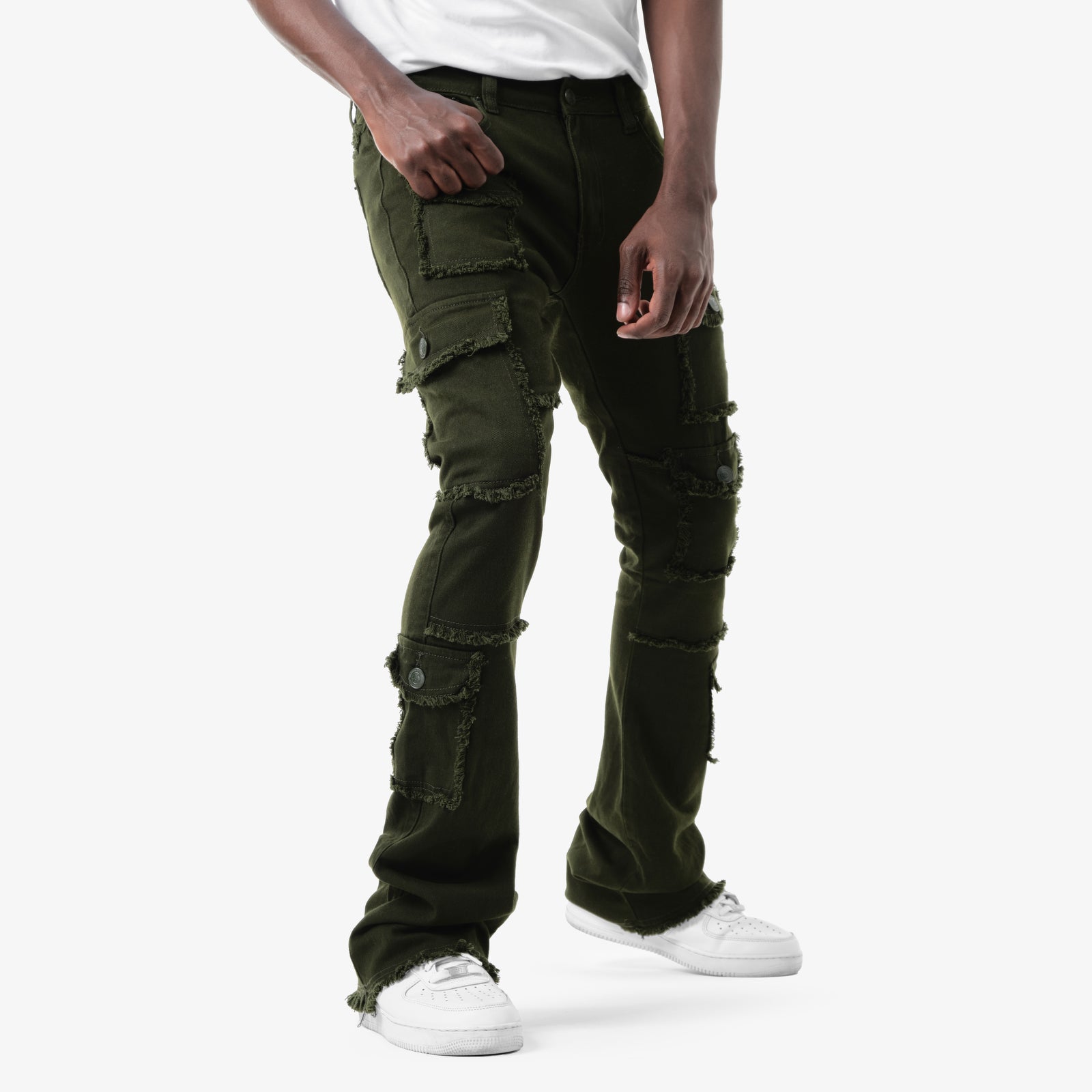 OLIVE STACKED CARGOS