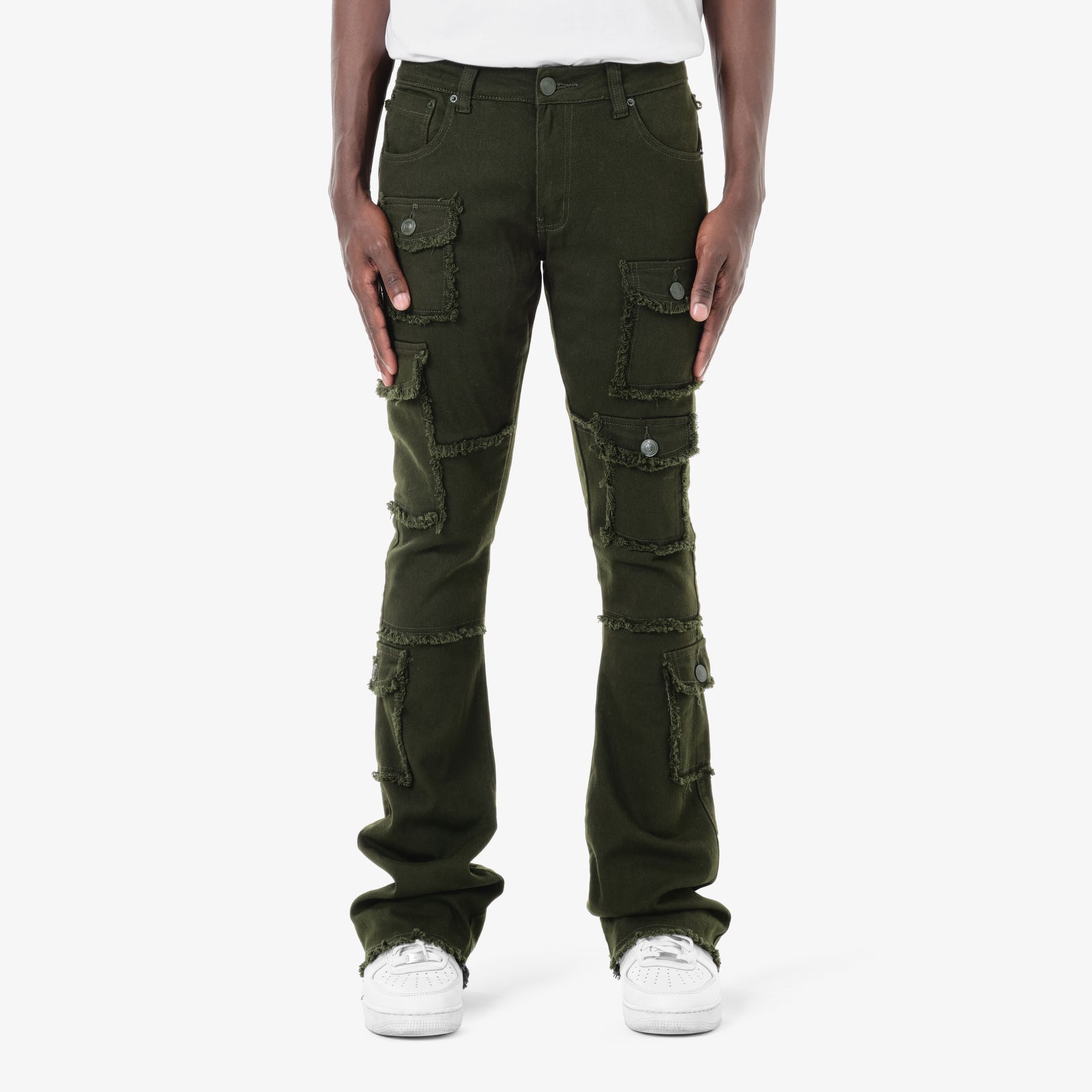 OLIVE STACKED CARGOS