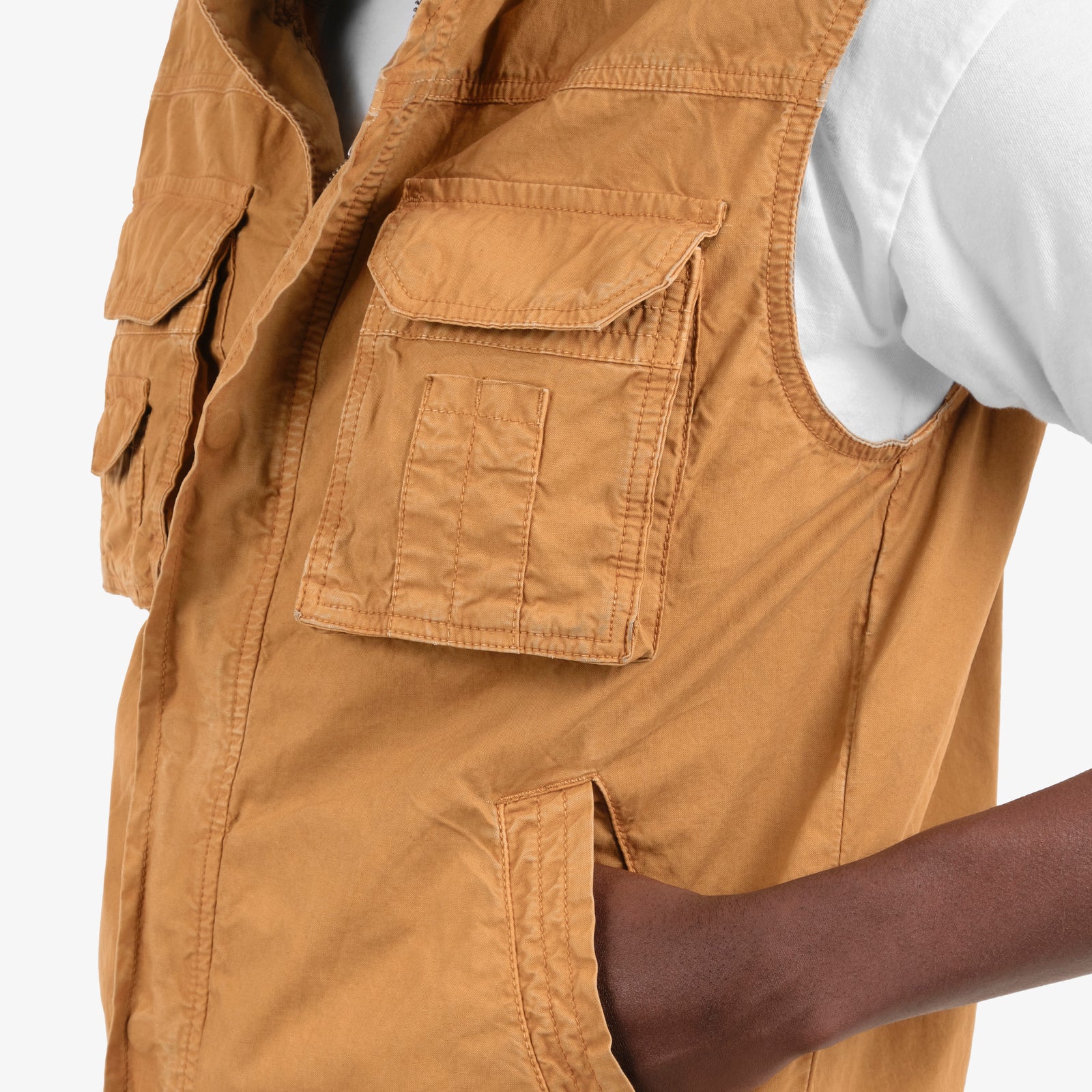 TIMBER BROWN CARGO VEST