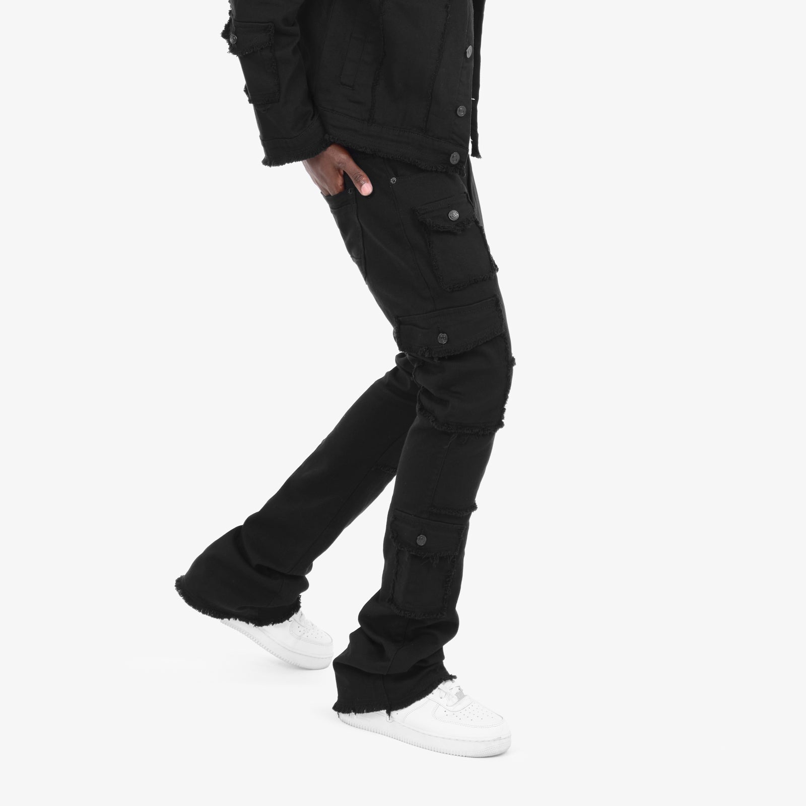 JET BLACK STACKED CARGOS