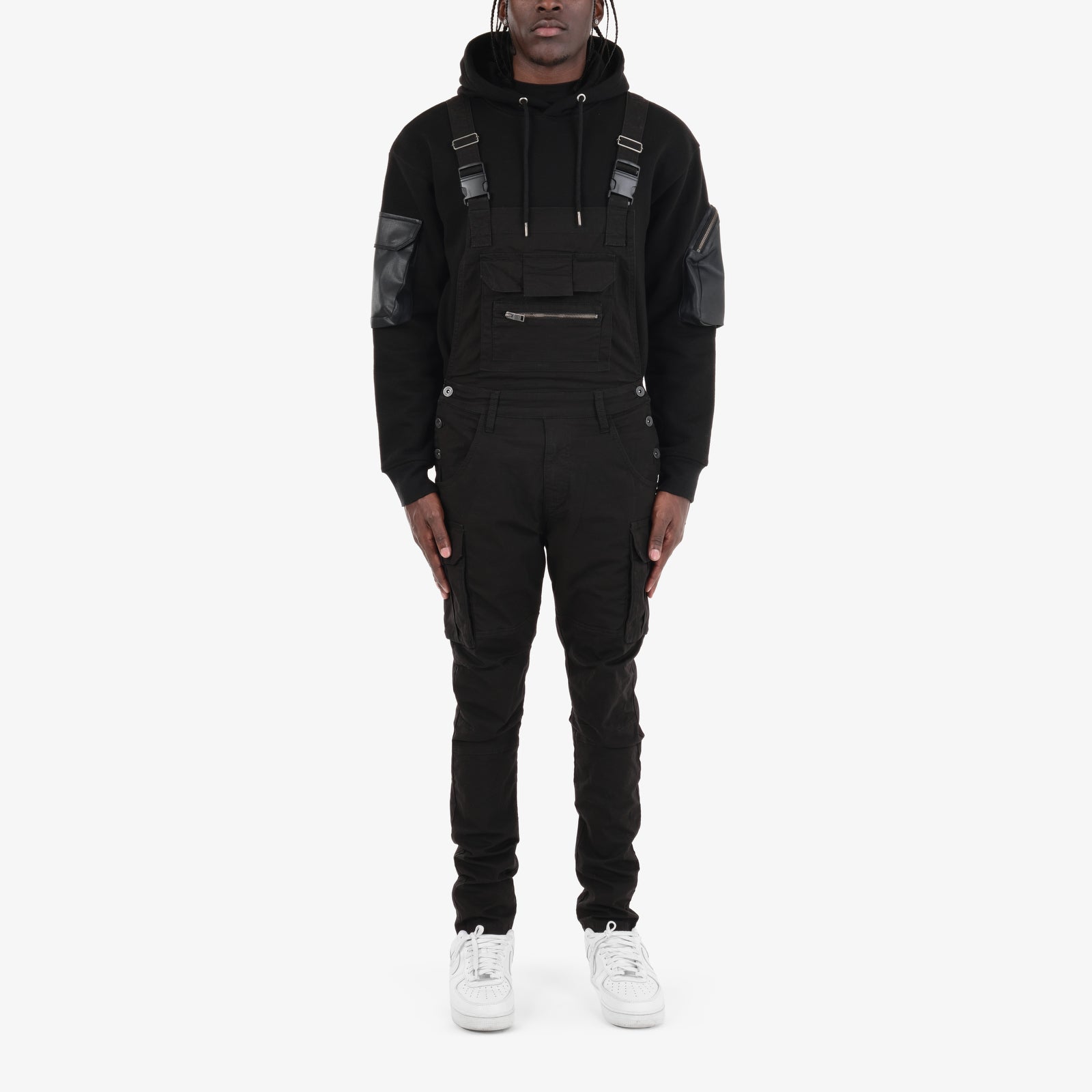 BLACK OVERALLS