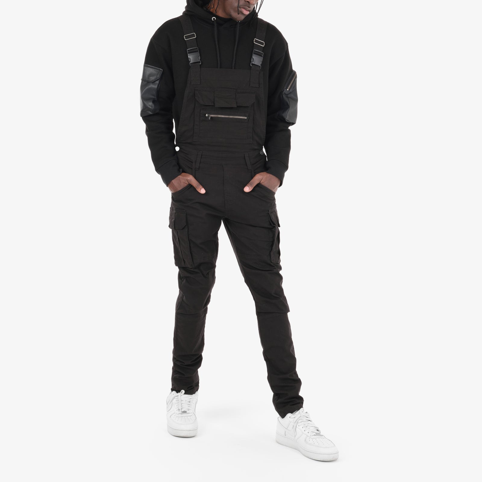 BLACK OVERALLS