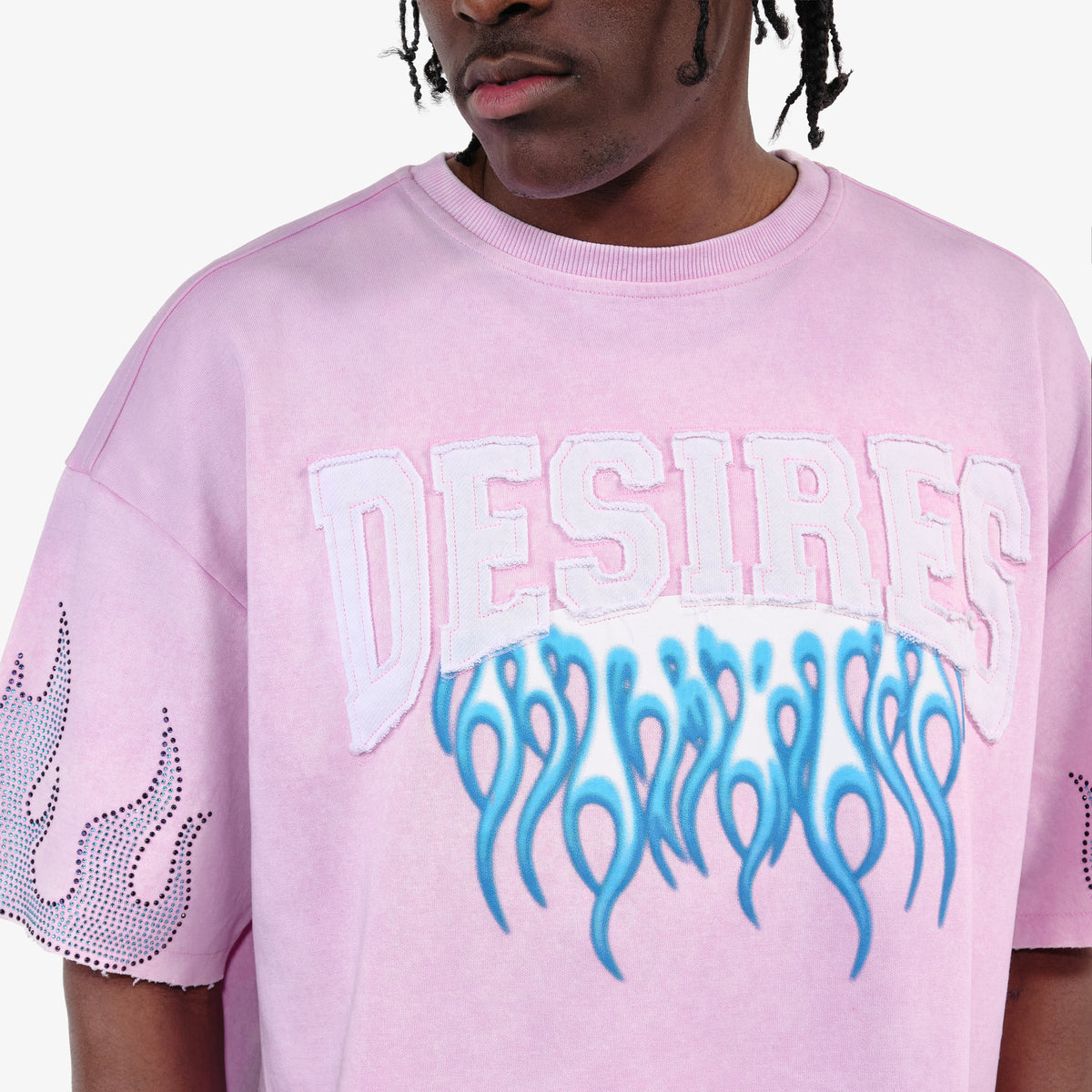 PINK DESIRES CROP T-SHIRT