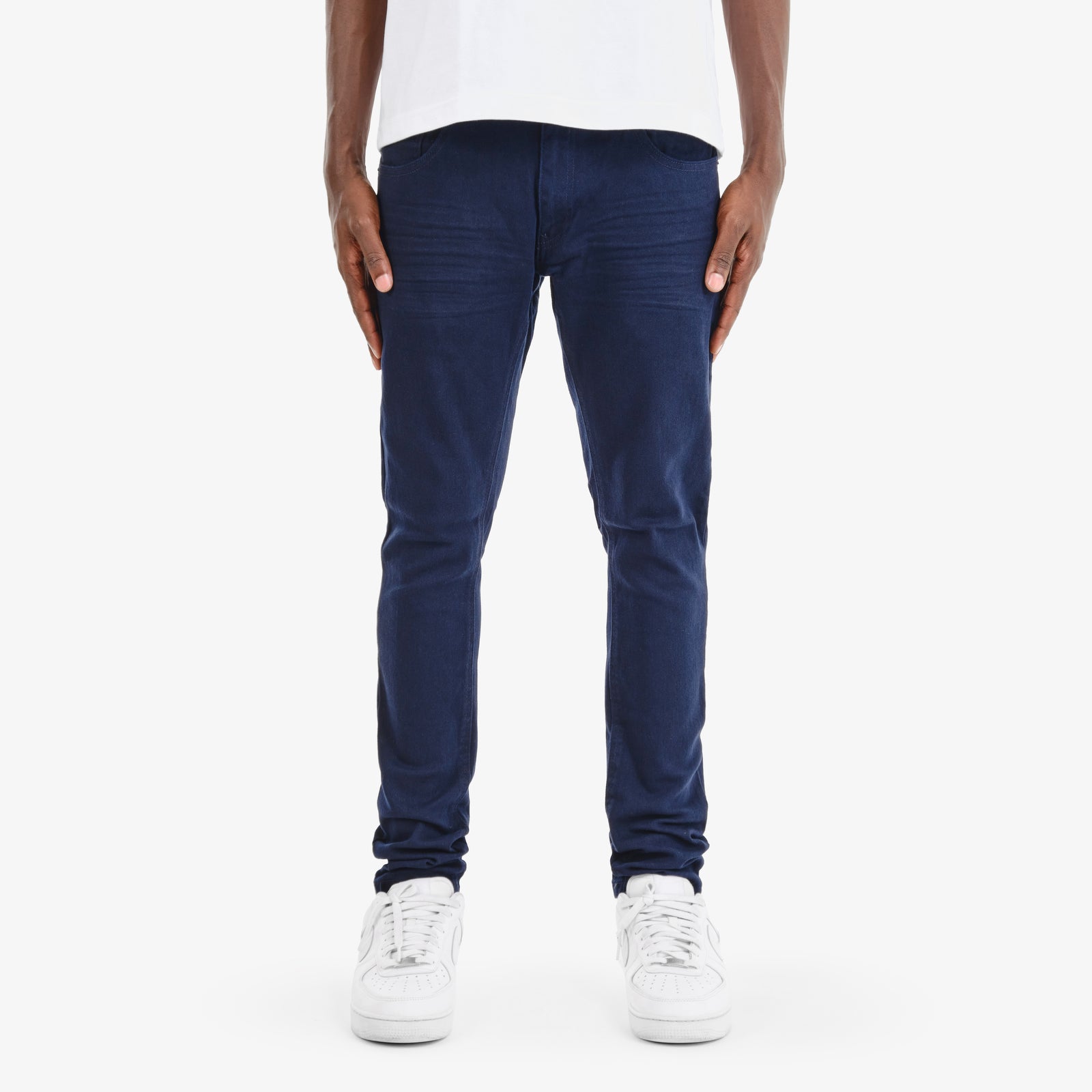 NAVY PANTS WITH STRETCH