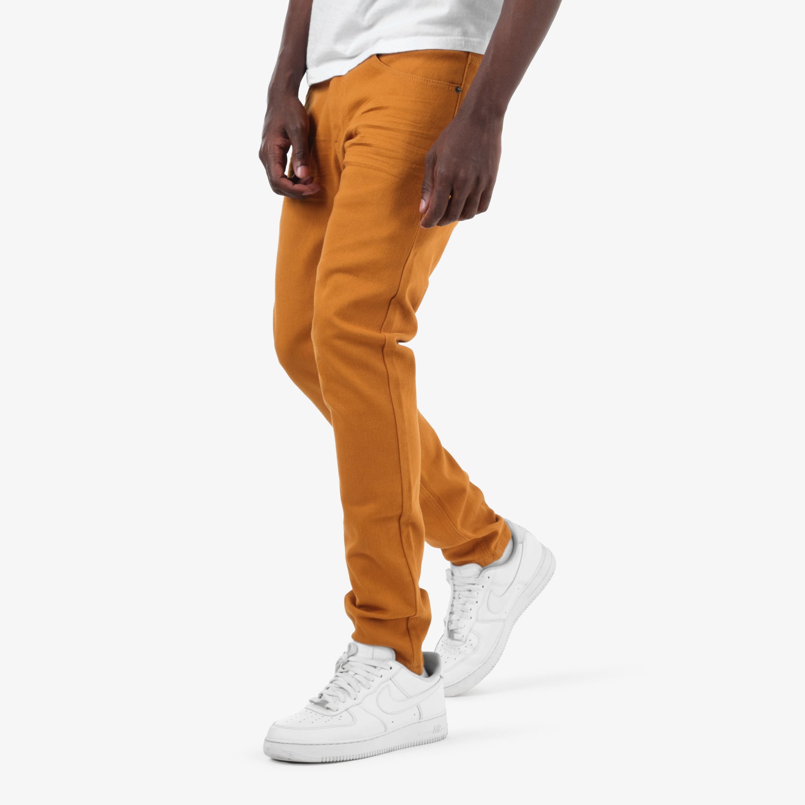 TIMBER BROWN PANTS WITH STRETCH