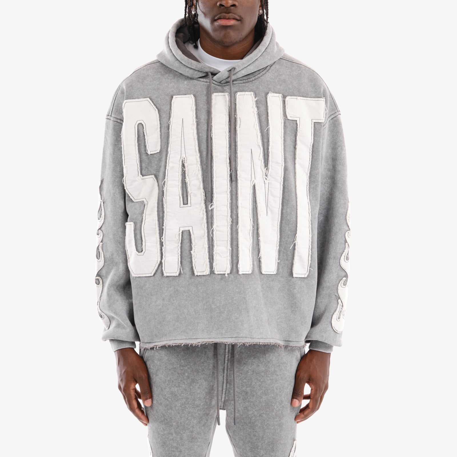 GRAY SAINT HOODIE