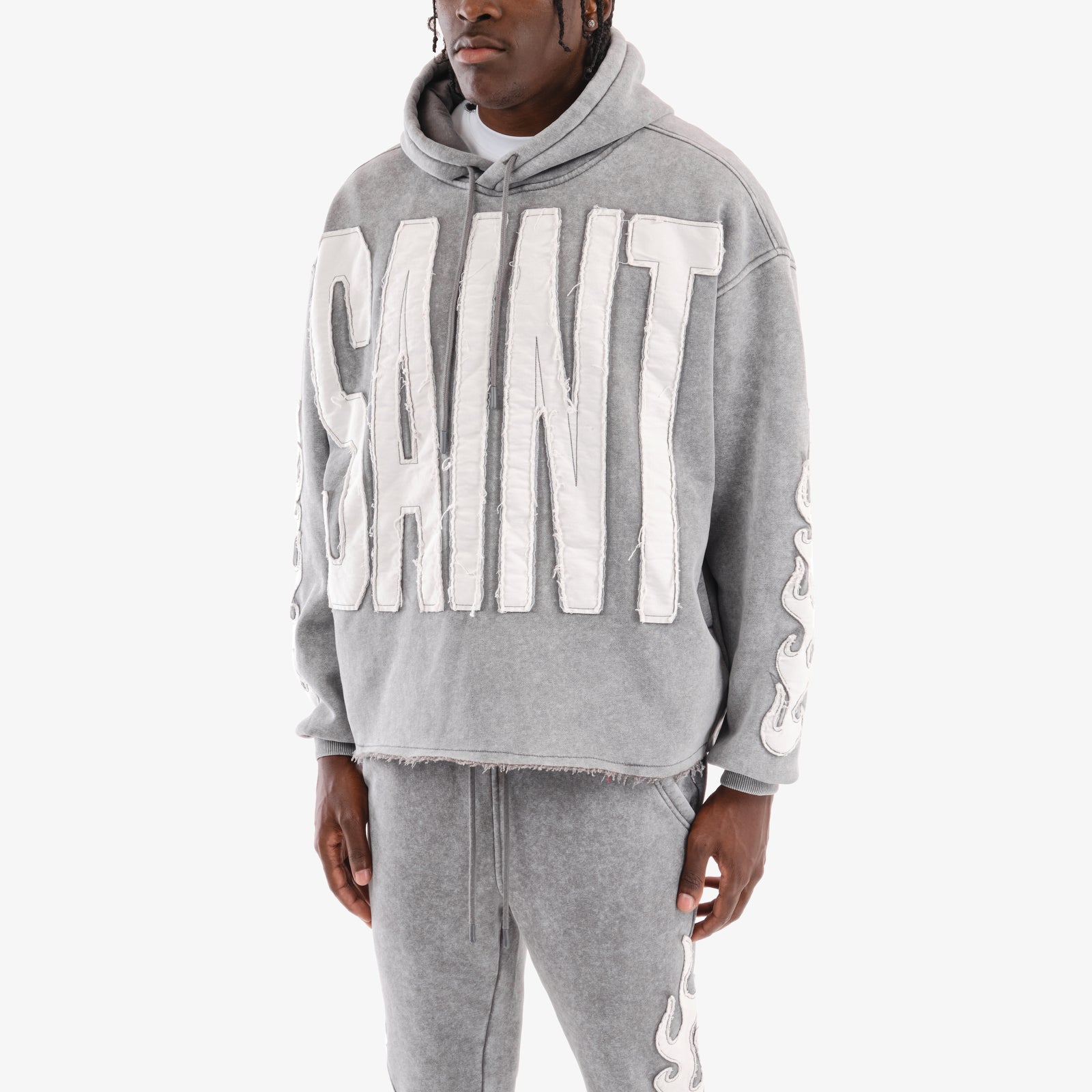 GRAY SAINT HOODIE