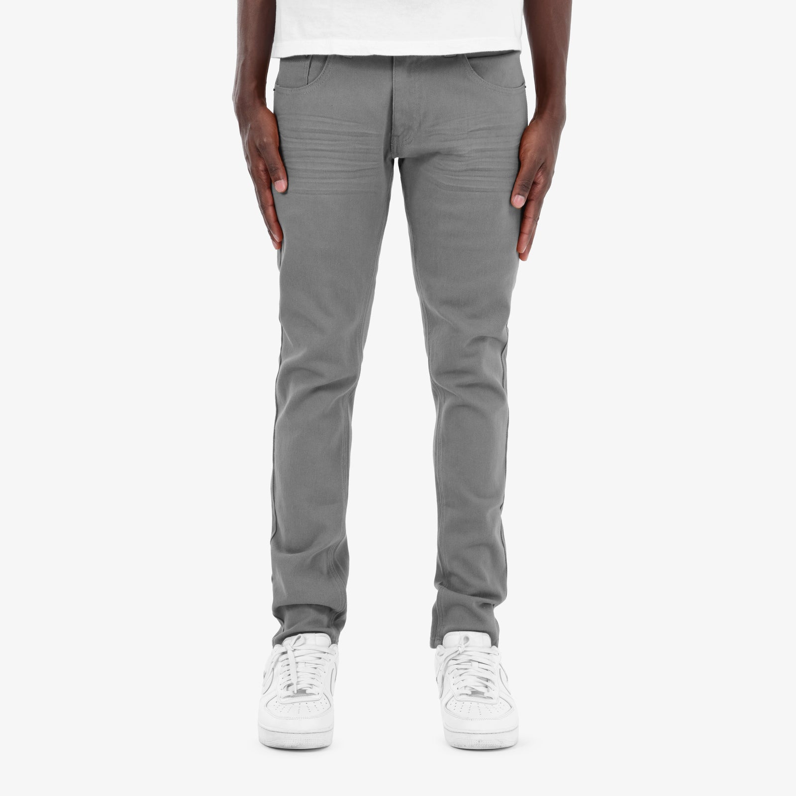 GRAY PANTS WITH STRETCH
