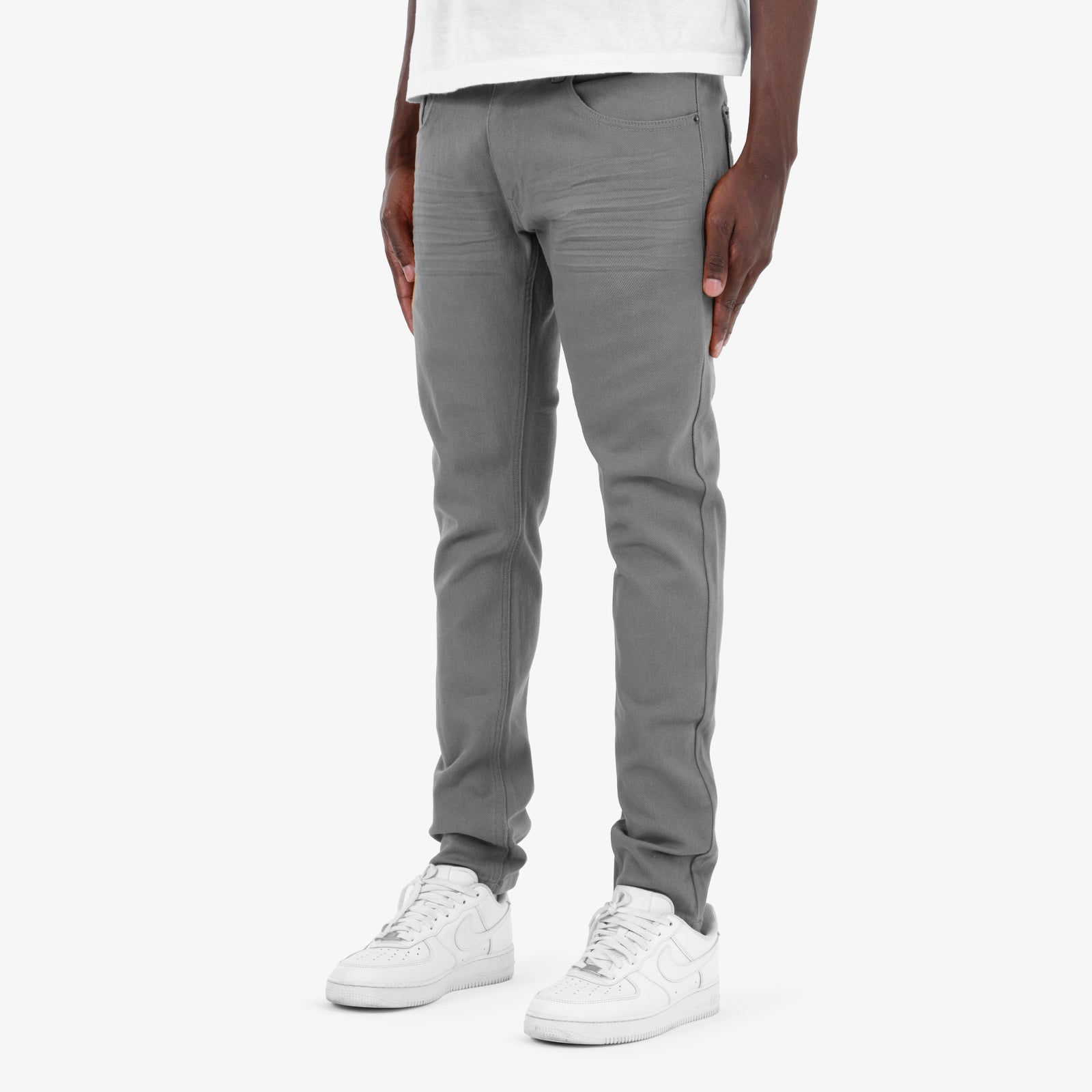 GRAY PANTS WITH STRETCH