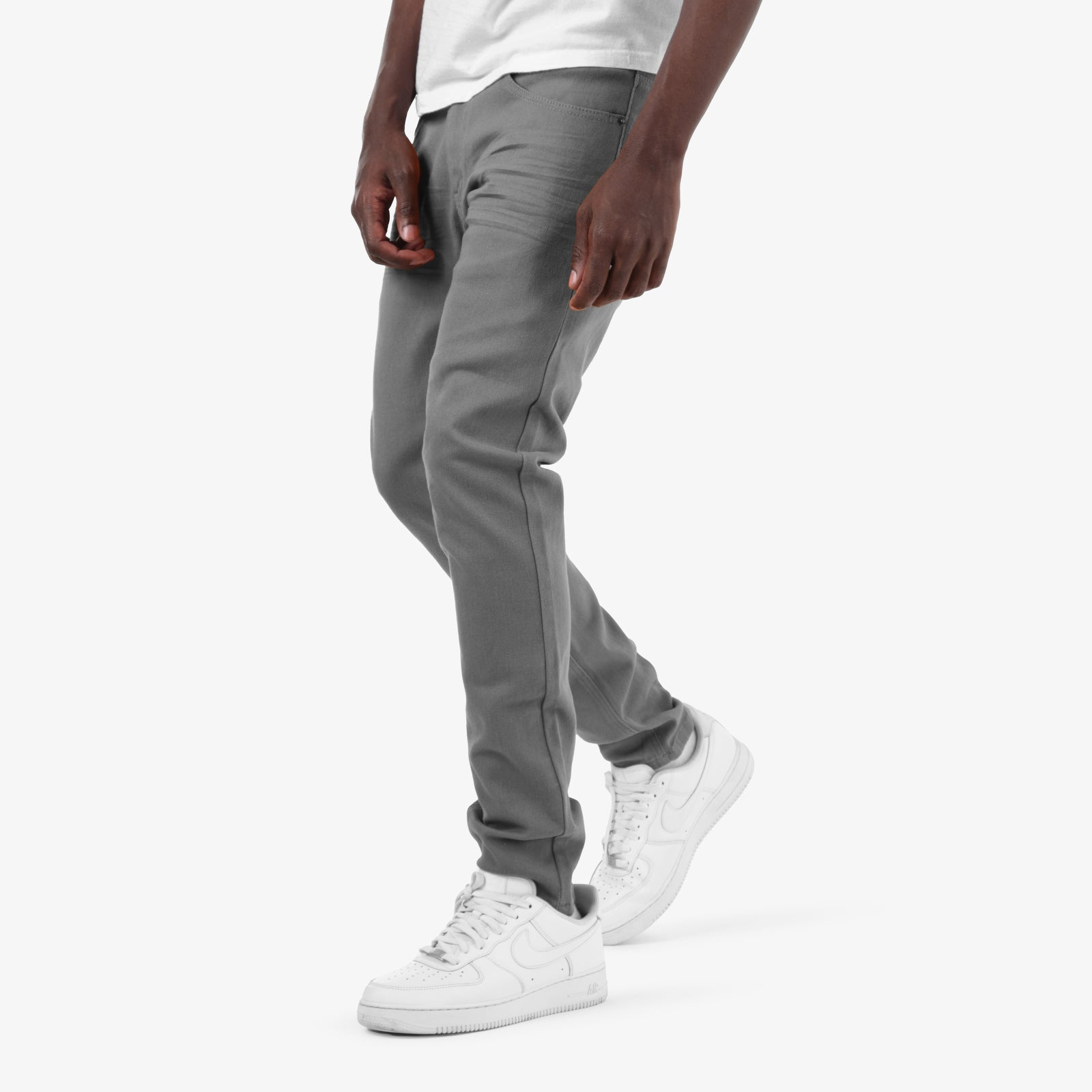 GRAY PANTS WITH STRETCH