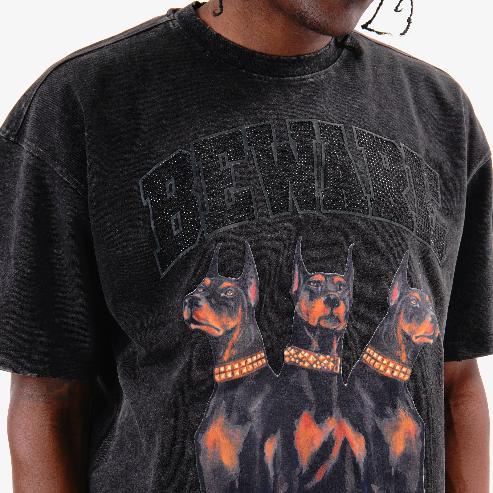 BLACK BEWARE T-SHIRT