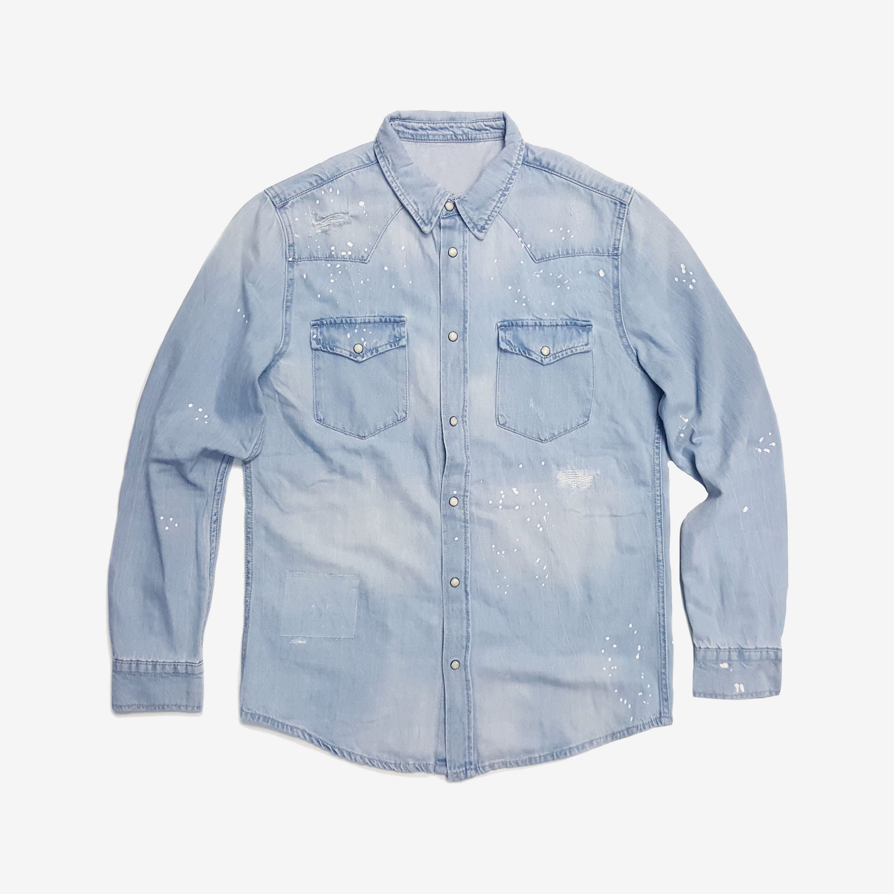 LIGHT BLUE DENIM SHIRT - Copper Rivet