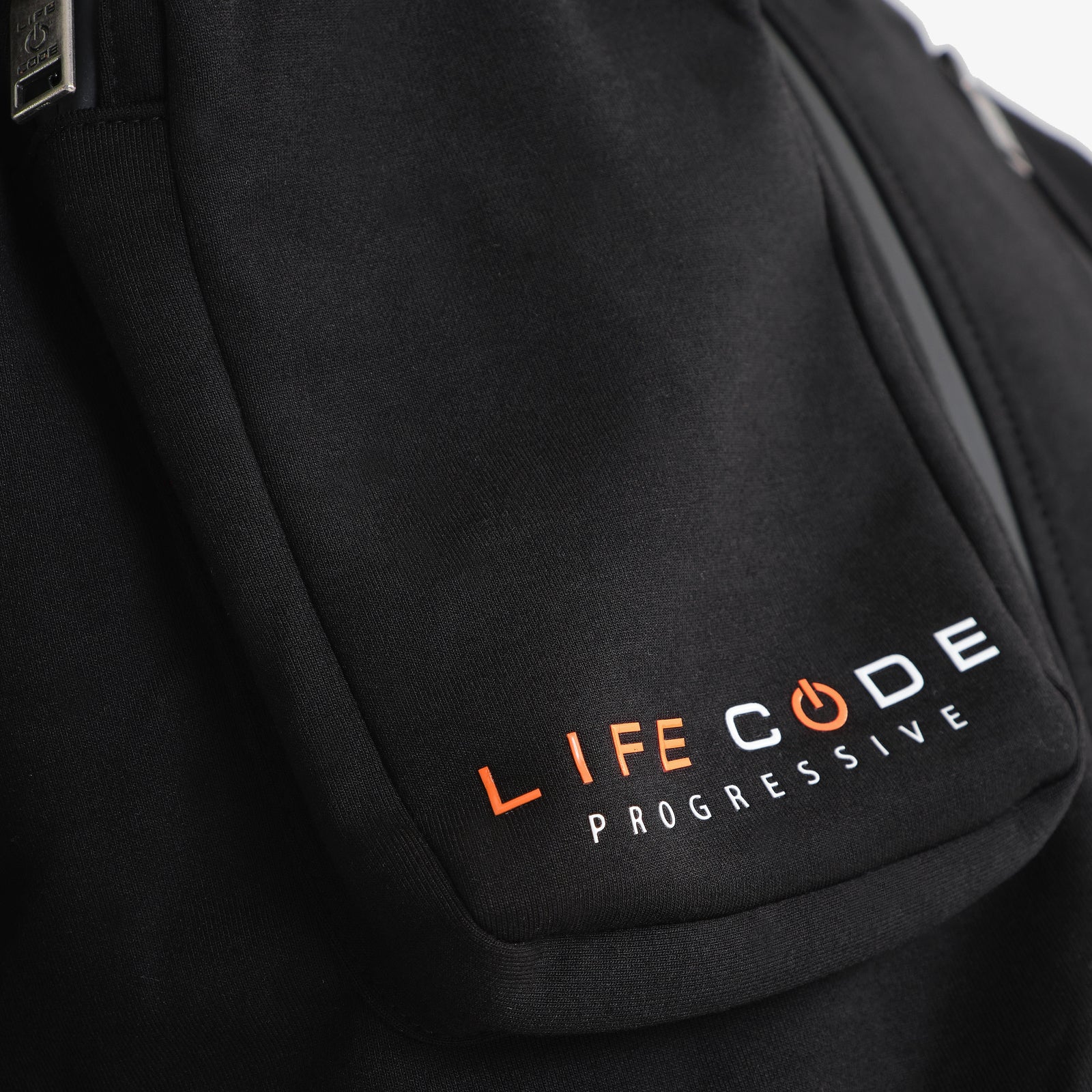 BLACK TECH FLEECE FULL ZIP HOODIE