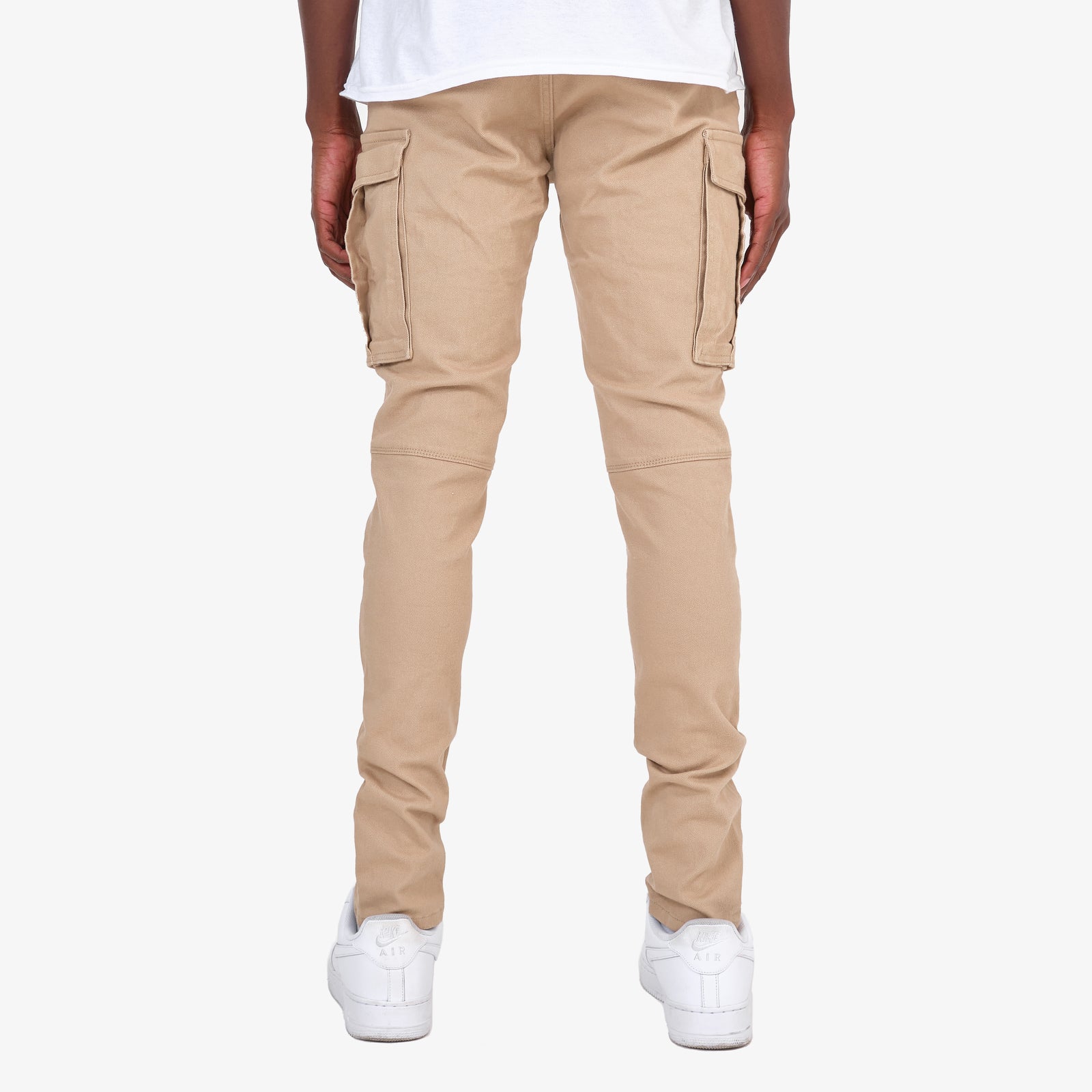 KHAKI CARGOS W/ STRETCH