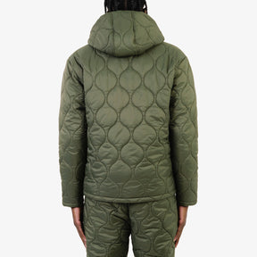 LIFE CODE OLIVE QUILTED JACKET