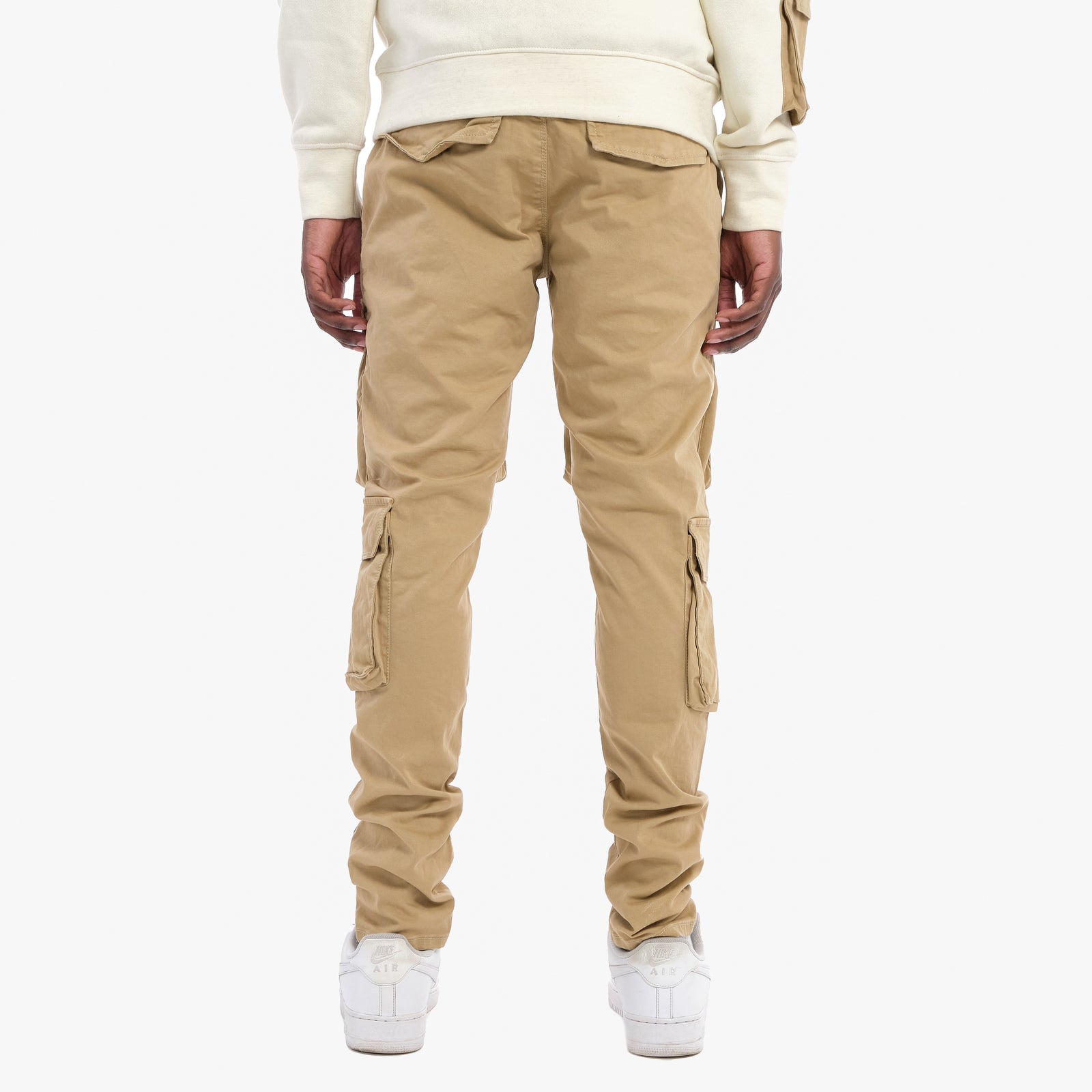 KHAKI UTILITY CARGO JEANS