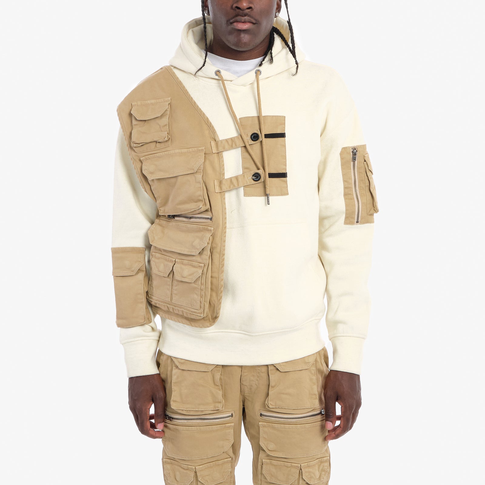 DEUXIEME CLASSE TREASURE HOODY カーキ Buy Crew Hoodie - Mens hoodie in green - from danish fashion