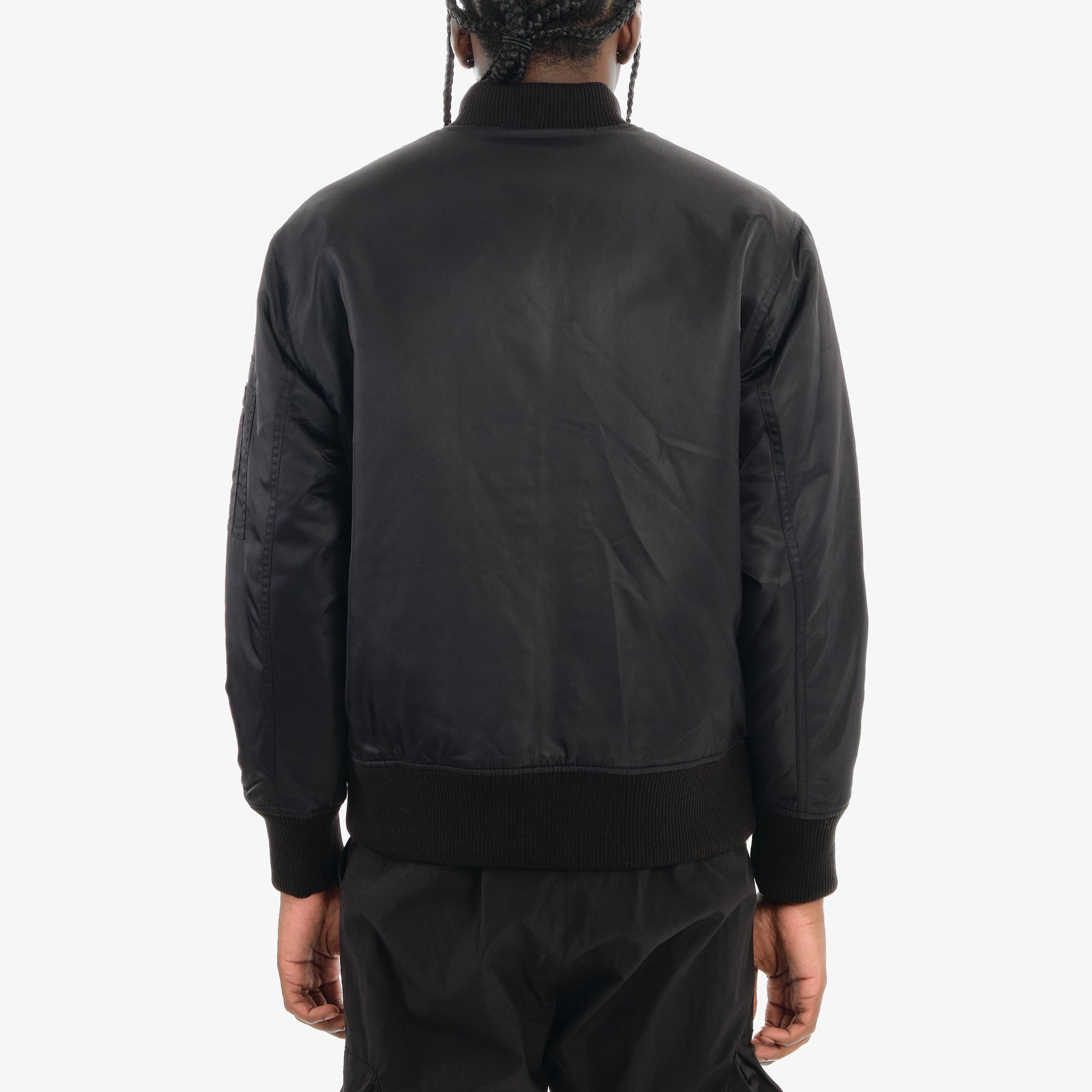 LIFE CODE BLACK BOMBER JACKET