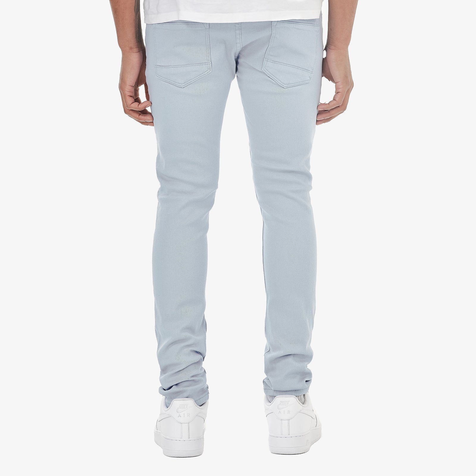 LIGHT BLUE PANTS WITH RIPS