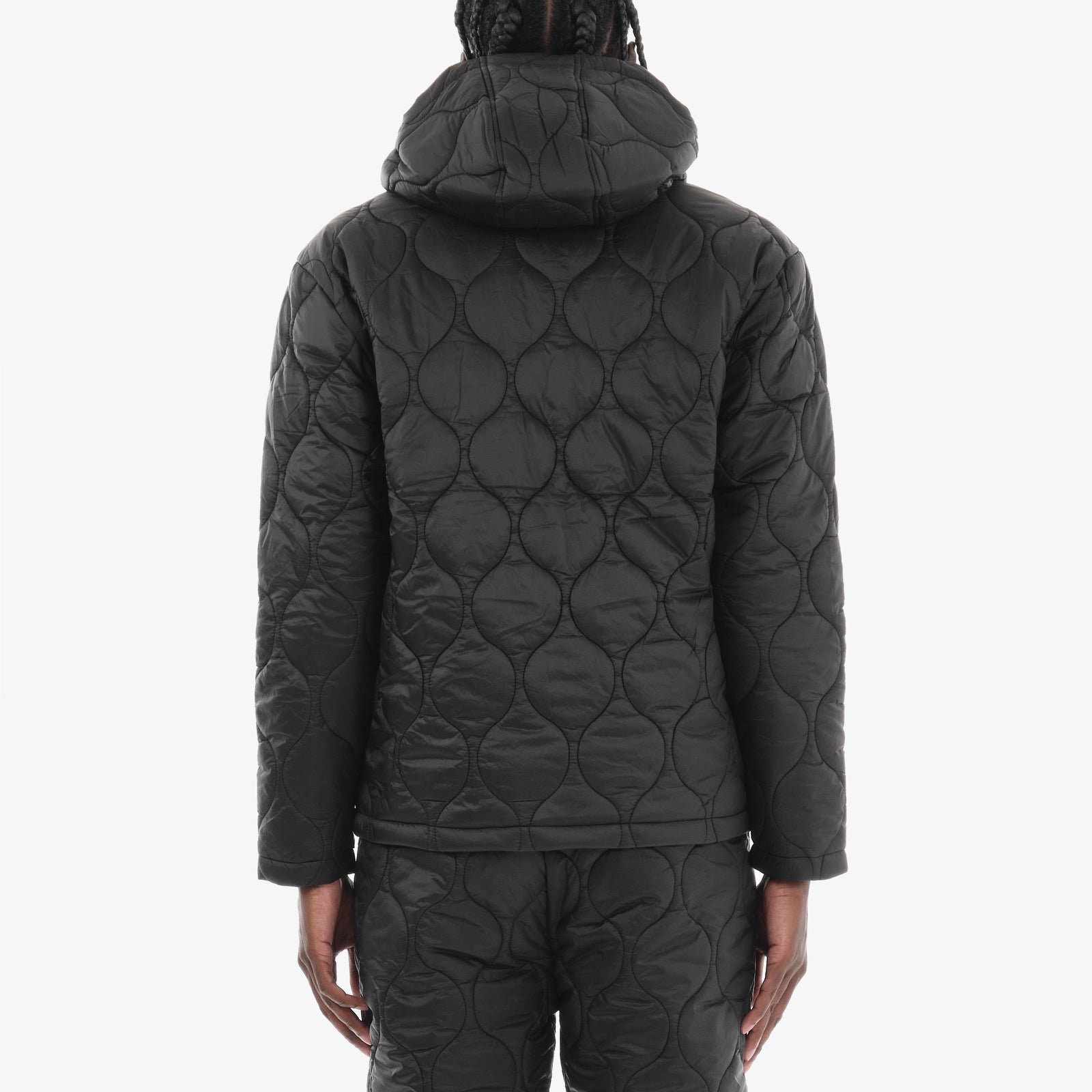 LIFE CODE BLACK QUILTED JACKET