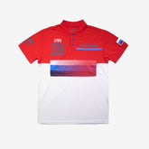 WORLD TOUR RED POLO TEE - Copper Rivet