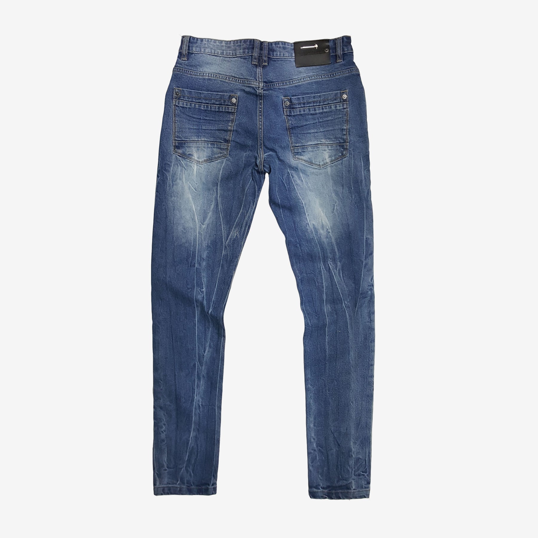 STRAIGHT FIT DARK BLUE JEANS - Copper Rivet