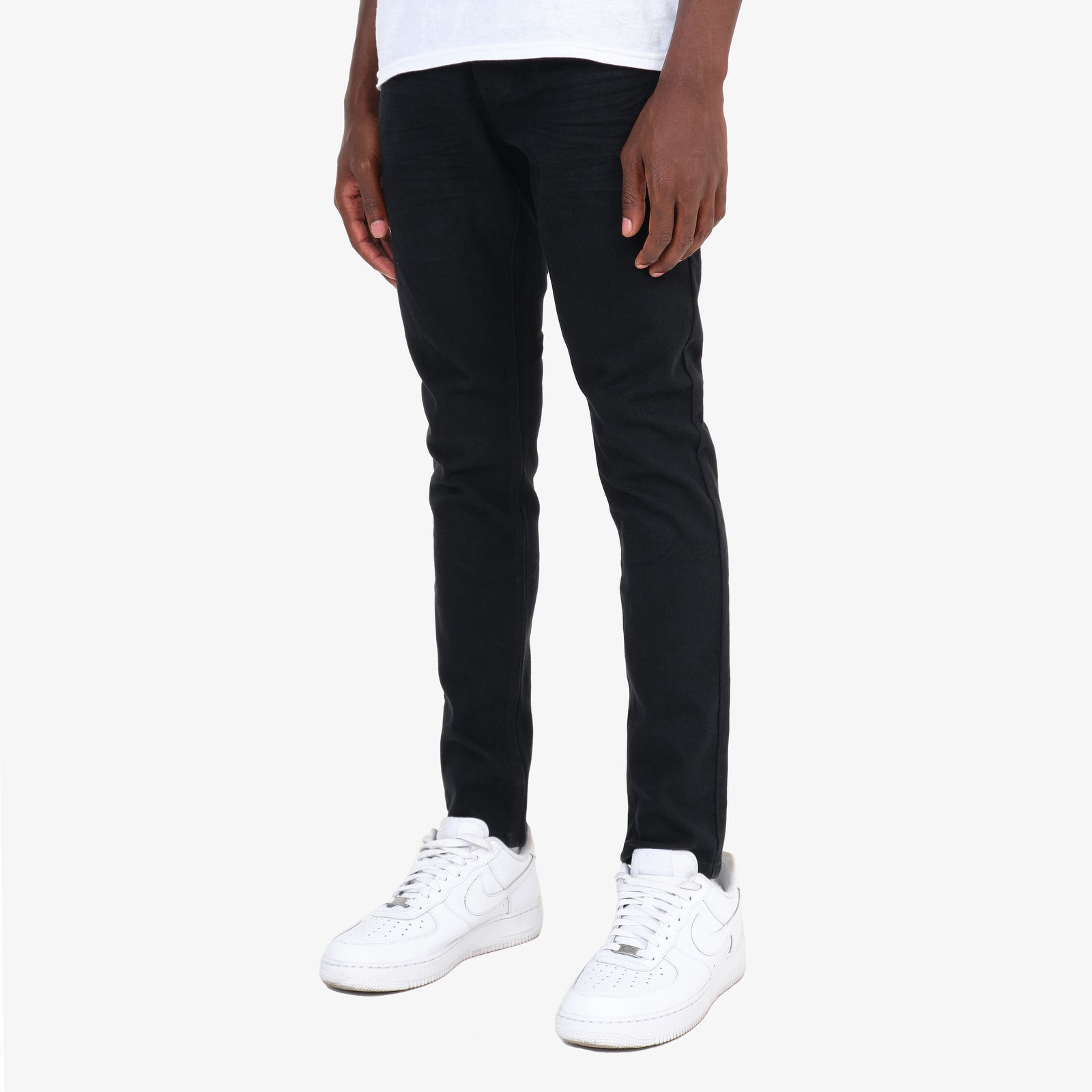 JET BLACK PANTS WITH STRETCH