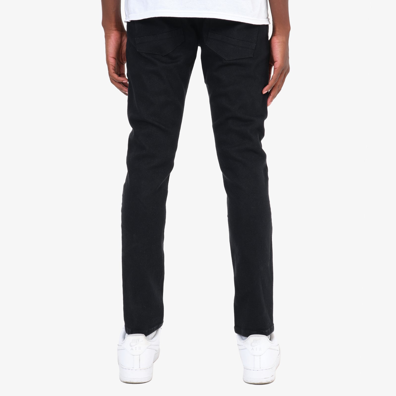 JET BLACK PANTS WITH STRETCH