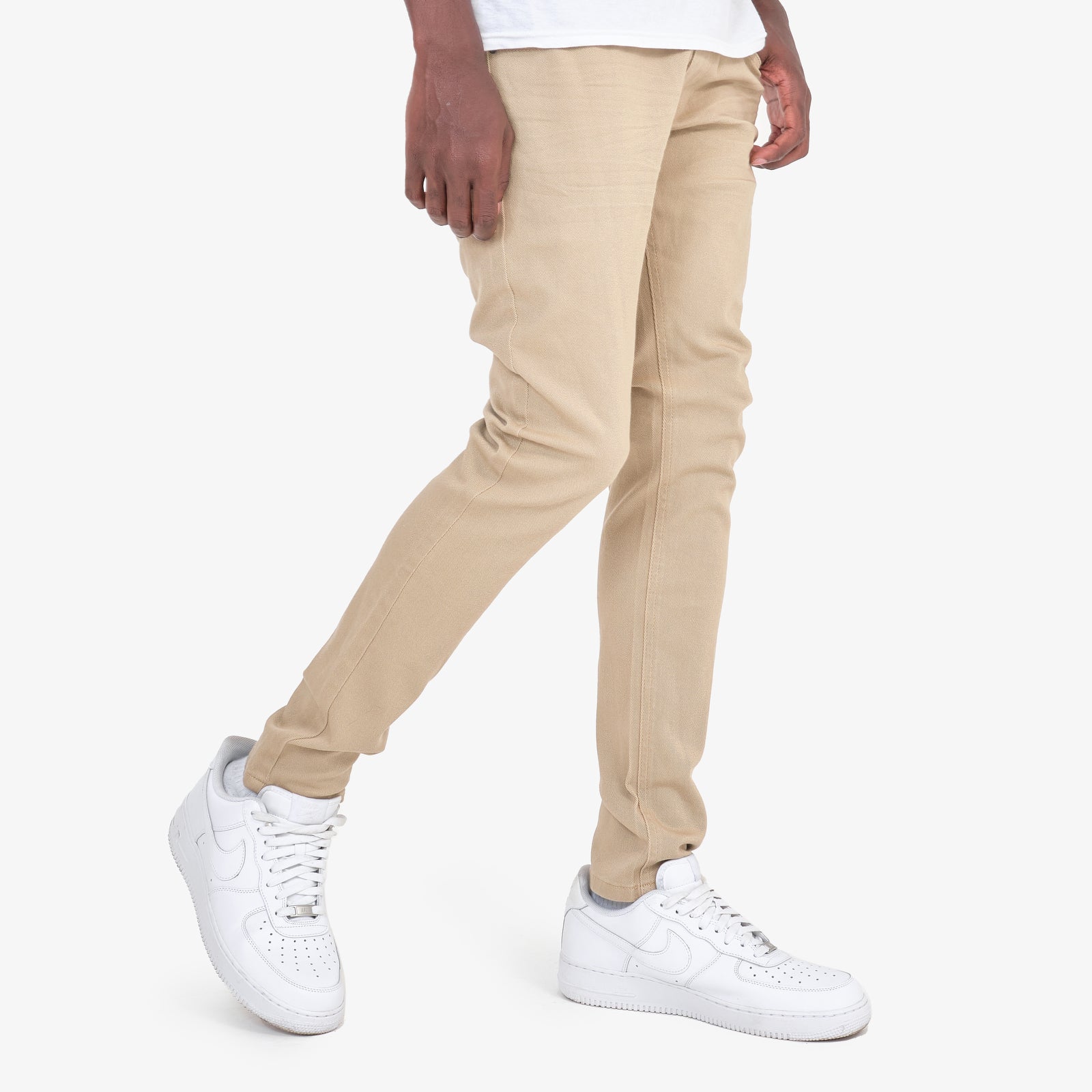 KHAKI PANTS WITH STRETCH