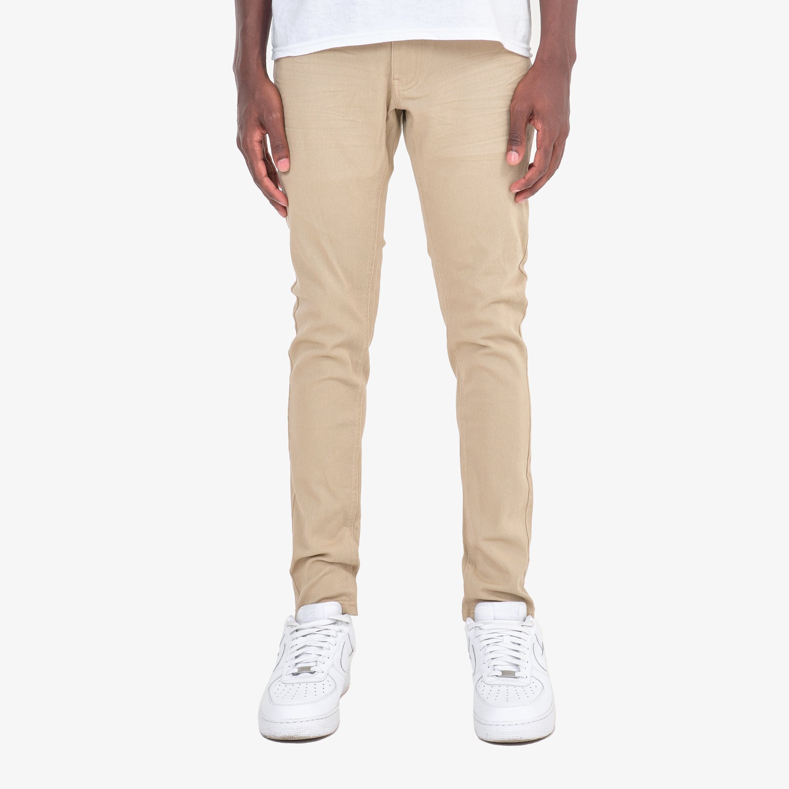 KHAKI PANTS WITH STRETCH