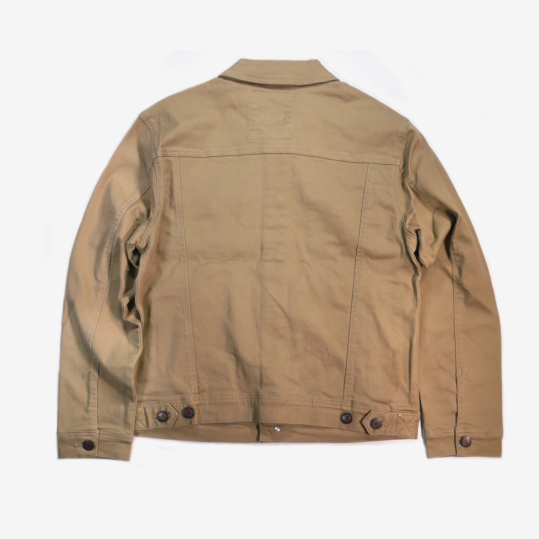 KHAKI DENIM JACKET - Copper Rivet