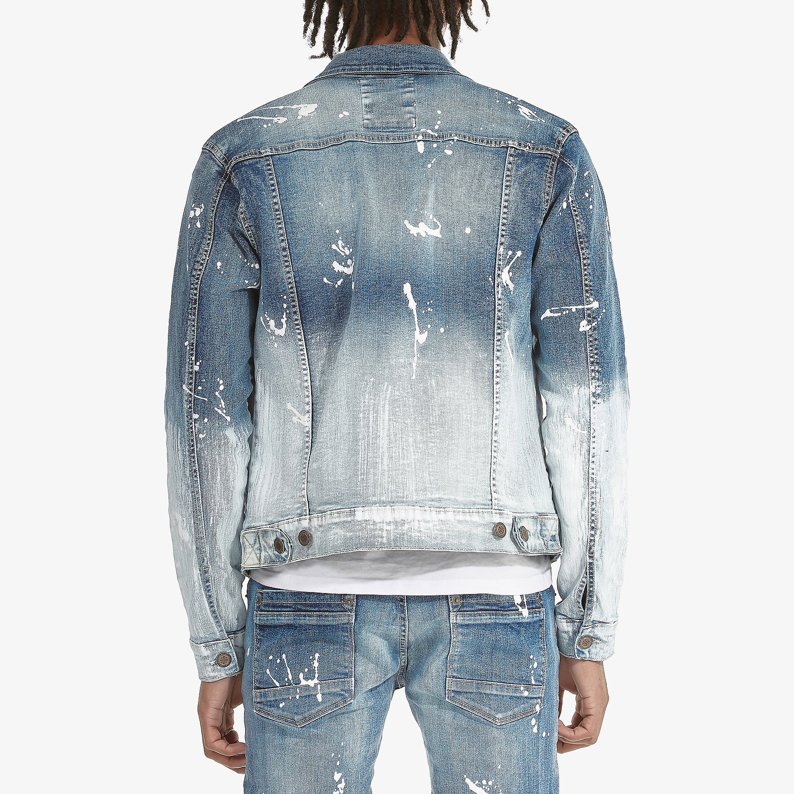 BLEACHED BLUE DENIM JACKET