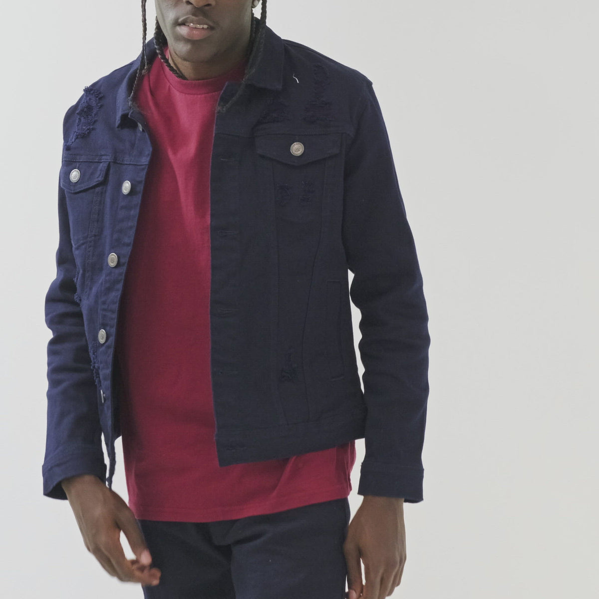 NAVY DENIM JACKET