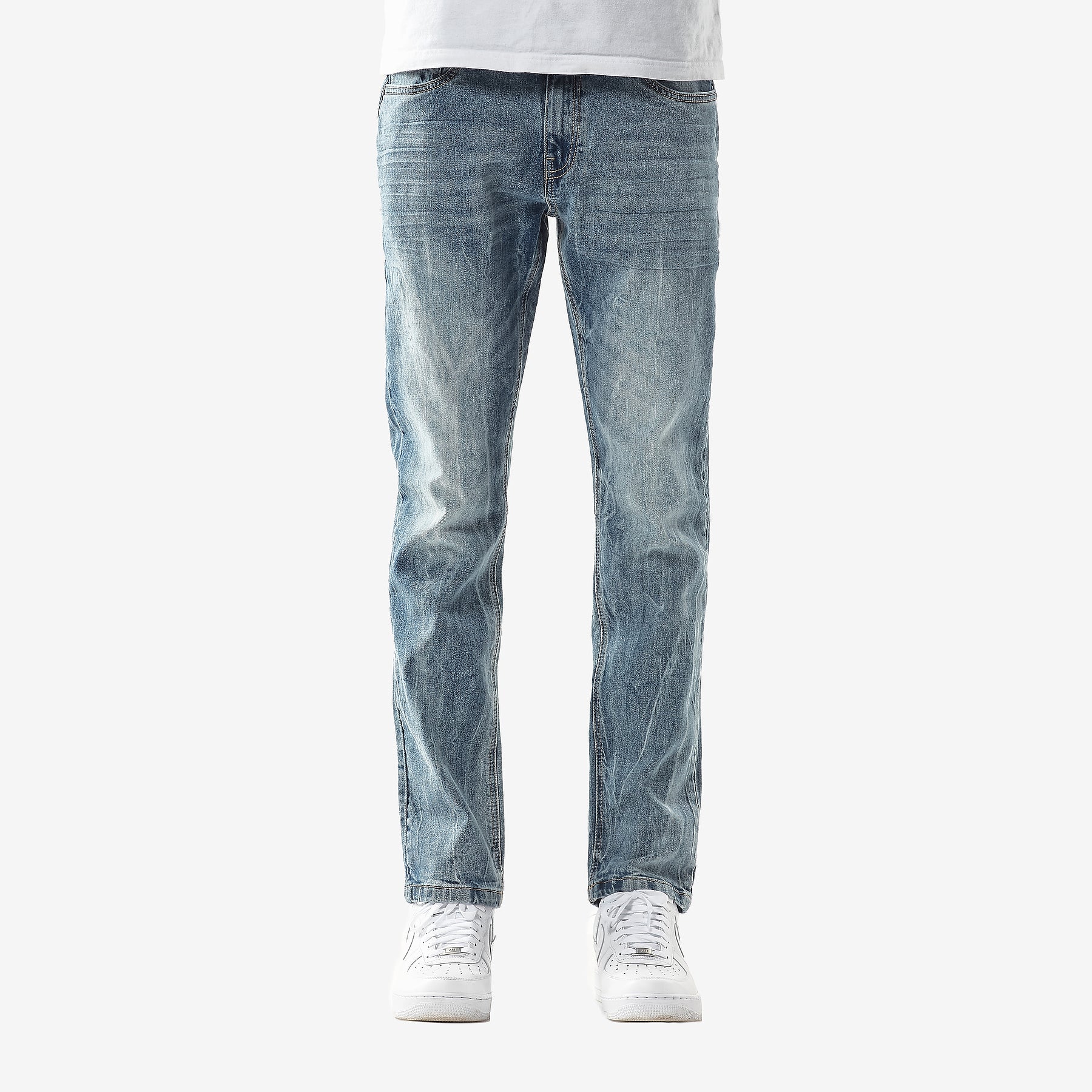 STRAIGHT FIT DARK BLUE JEANS - Copper Rivet