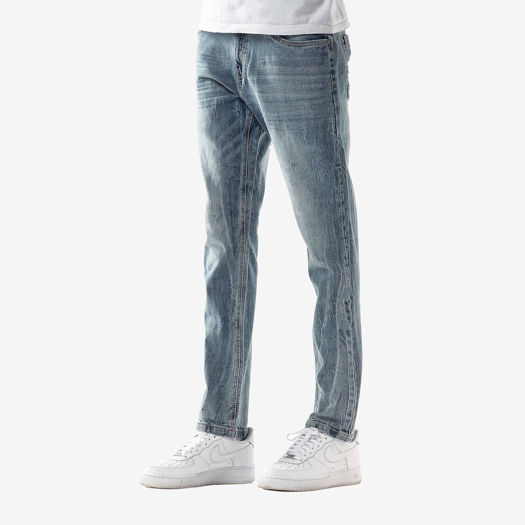 STRAIGHT FIT DARK BLUE JEANS - Copper Rivet