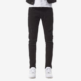 JET BLACK PANTS WITH RIPS - Copper Rivet