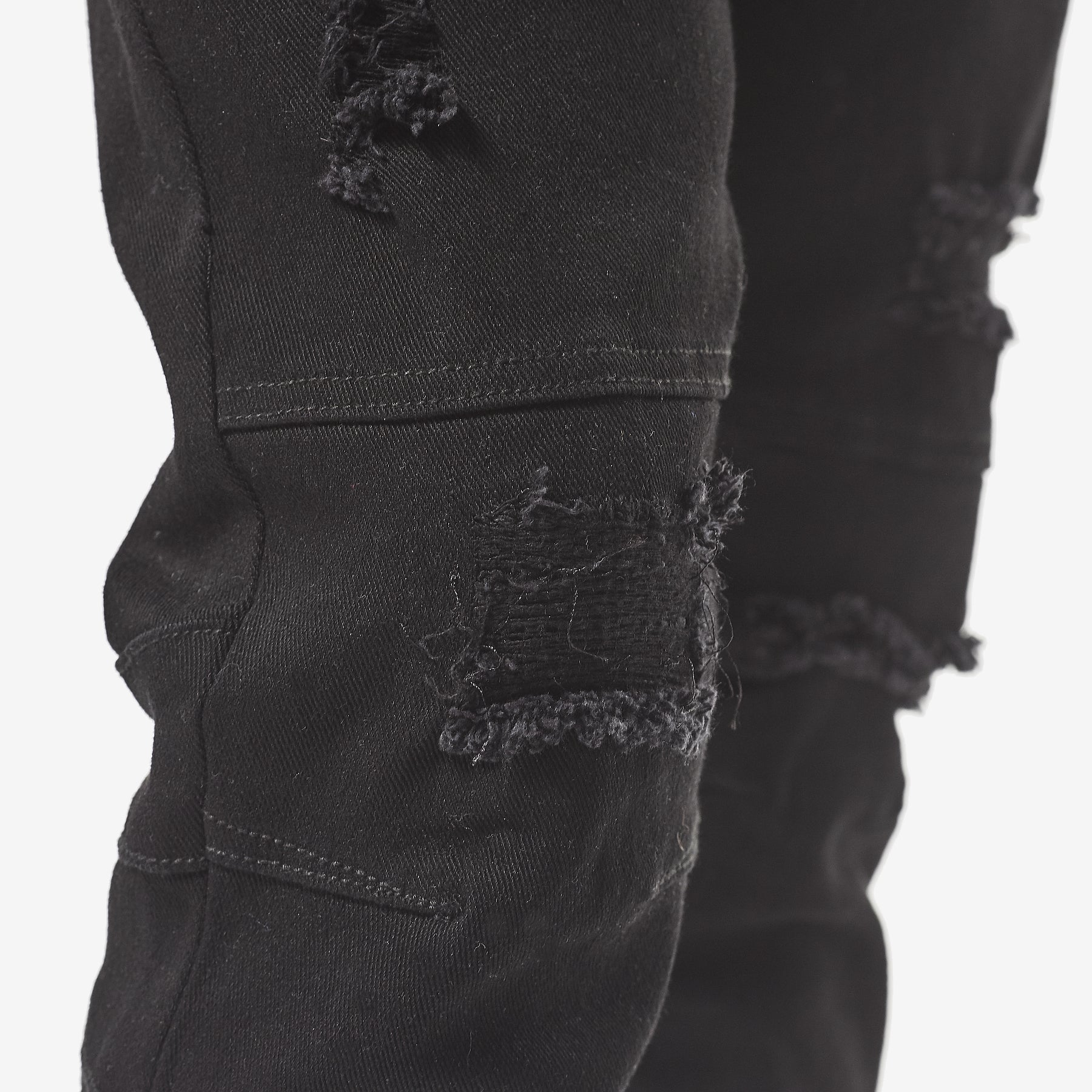 JET BLACK PANTS WITH SIDE POCKETS - Copper Rivet