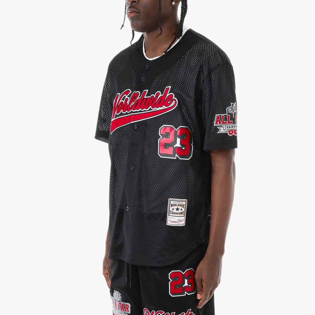 BLACK BASEBALL TEE