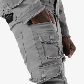 GRAY STACKED CARGOS